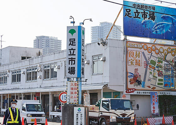 市場の様子